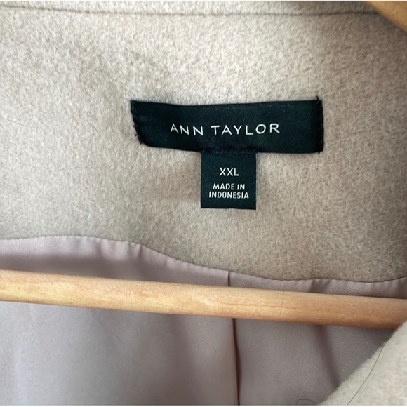 Ann Taylor Blush Color Double Breasted Wool Blend Pea Coat XXL - Picture 4 of 4